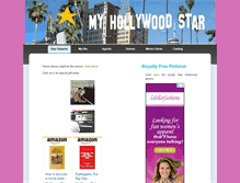 Tablet Screenshot of myhollywoodstar.com